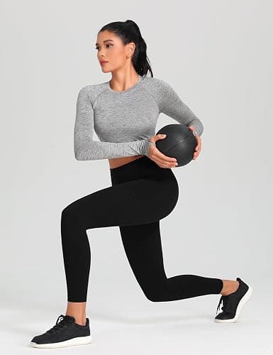 HeyNuts Pro Leggings with Pockets 25'', High Waisted 7/8 Workout Pants thumbnail 7