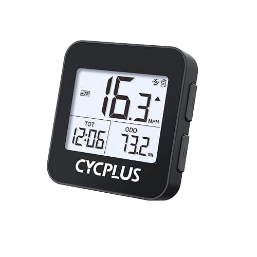 CYCPLUS GPS Bike Computer, Wireless Cycling Computer with Automatic Backlight, Bicycle Speedometer Odometer with Waterproof and Lager Battery, Provide Professional Data Analysis - Image 1