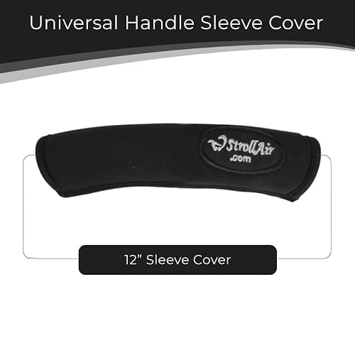 StrollAir - Universal Handle Sleeve Cover for Stroller Grip Bar - Comfortable, Ergonomic, Luxurious, Durable, Easily Washable (12 Inches) - 12 Inches thumbnail 3