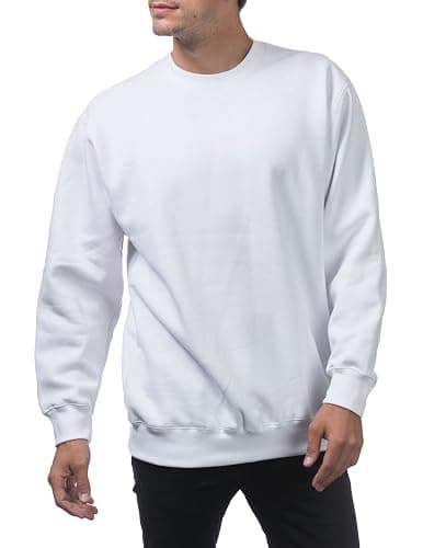 Pro Club Men's Heavyweight 13oz Crew Neck Fleece Pullover Sweatshirt thumbnail 5