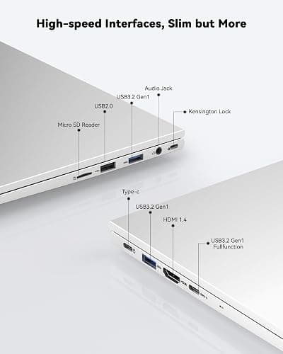 NIMO 15.6'' IPS FHD-Laptop, 16GB RAM 1TB SSD AMD Ryzen 5(Beat i5-1135G7, 4 Cores Up to 3.7GHz) Student Computer with 65W Type-C, 2 Years Warranty, Fingerprint, Backlit Keyboard, BT5.2, Numpad thumbnail 8