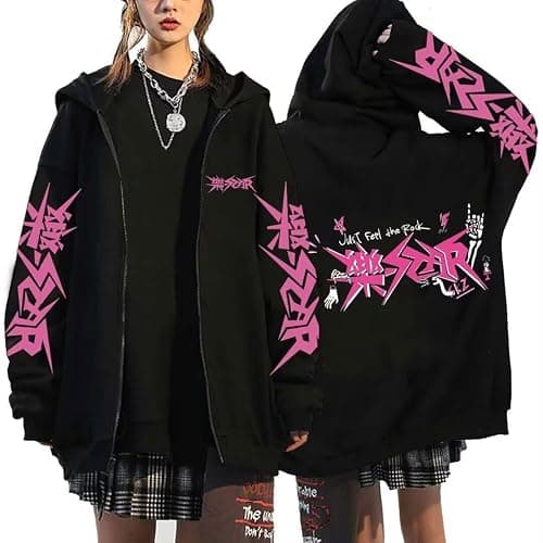 SKZ Album STAR Hoodie Jacket Felix Hyunjin Bangchan Lee Know Zippered Sweatershirts Jacket - Image 1