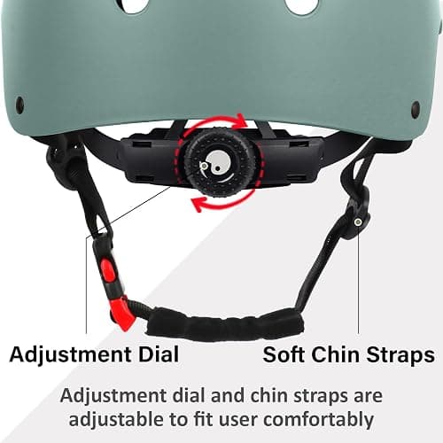 Bristol | Bike Helmet, Lightweight Adjustable, Multi-Sport for Bicycle Skate Scooter, 3 Sizes for Adult Youth & Kids thumbnail 3