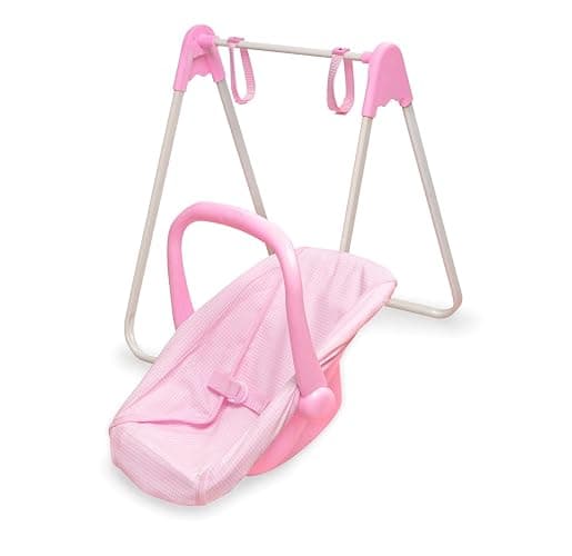 Badger Basket Doll Swing Carrier - Adjustable Toy Swing for 18 Inch Dolls with Sturdy Frame, Lightweight Portable Design, and Easy Assembly - Pretend Play Accessory thumbnail 8