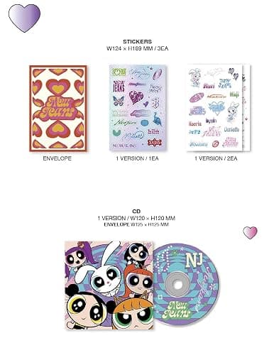 NewJeans - Get Up [The Powerpuff Girls X NJ Box ver.] Album (B ver.) thumbnail 5