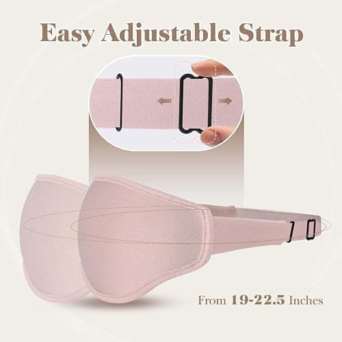 Fygrip 3D Eye Mask Sleep Mask for Men & Women, 100% Pressure-Free & Light Block-Out Eye Mask for Sleep with Easy Adjustable Strap, Night Eye Cover for Travel, Pink thumbnail 6