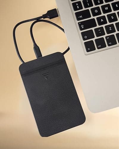 Ezekers Portable 500GB External Hard Drive - USB 3.0 & USB C for PC, Mac, PS5 (Storage Only), PS4, Phone (Android and iPhone 15/16/17) & Xbox - Ultra Fast thumbnail 5