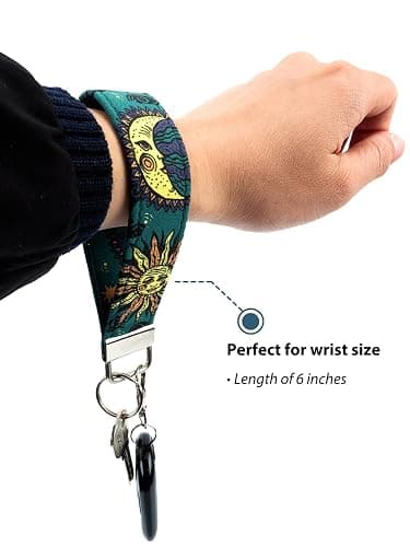 CELOKIY Cool Wristlet Keychain Holder - Hand Wrist Lanyard for Keys and Wallets thumbnail 4