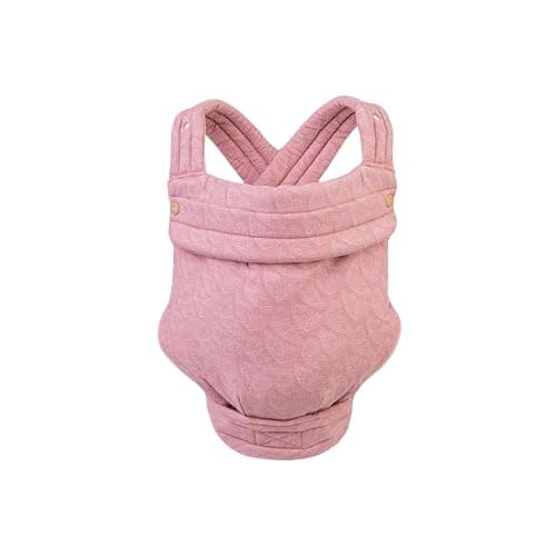 Mabē Monarch Ergonomic Baby Carrier – Premium Cotton Soft Structured Newborn to Toddler Carrier with Hip-Healthy Design, 3 Carry Positions (7-35lbs), Lightweight & Breathable,(Mauve Wings) thumbnail 2