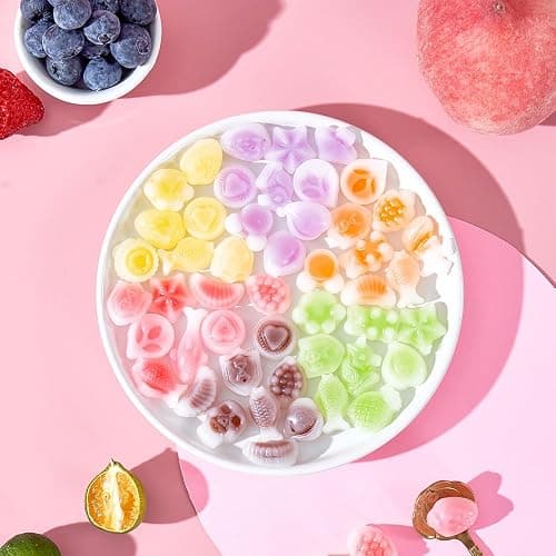 Halfoma Wax Bottles Candy with Syrup in the middle,Assorted Fruit Flavors,Various styles,Suitable for Chewing to Relieve Stress, Playing Games, and Various Gatherings,128 Candies,238g thumbnail 8