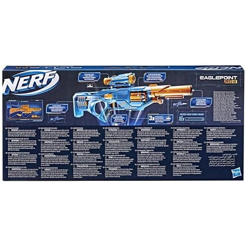 Hasbro Nerf Elite 2.0 Eaglepoint RD-8 Water Blaster, Super Soakers for Kids, 16-Dart Capacity, Travel Outdoor Summer Toys, Fun for Ages 8+ thumbnail 5