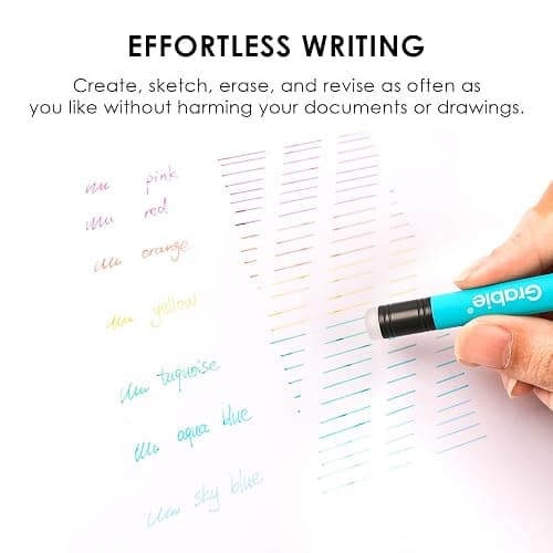 Grabie Erasable Gel Pens, 36 Colors Erasable Pens, Make Mistakes Disappear Colored Pens, Assorted Color Inks for Drawing Writing Planner,Gel Pens for Coloring - 36 thumbnail 5