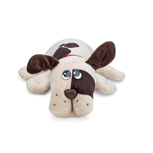POUND PUPPIES Light Brown with Brown Short Ears Plush Toy thumbnail 3
