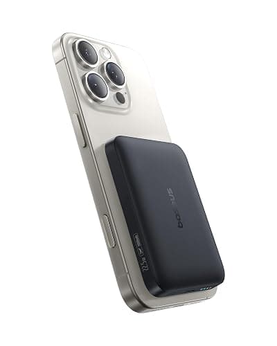 Baseus Enerfill MagSafe Powerbank 10000mAh 22.5W Magnetische Power Bank USB C, Kabellose Externe Handyakkus Wireless Mini Powerbank Kompatibel mit iPhone 16/15/14/13/12/Pro/Pro Max Serie, Schwarz thumbnail 2