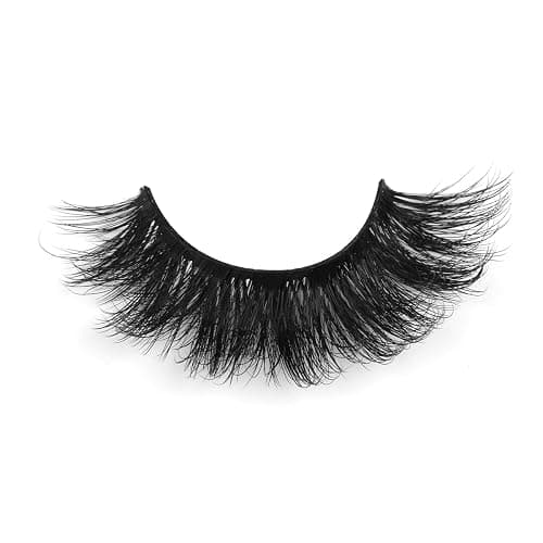 Kiromiro Mink Lashes False Eyelashes 18mm 3D Volume Cat Eye Lashes Faux Mink Eyelash Wispy Fake Eyelashes Thick Strips Lash Pack, 7 Pairs thumbnail 5
