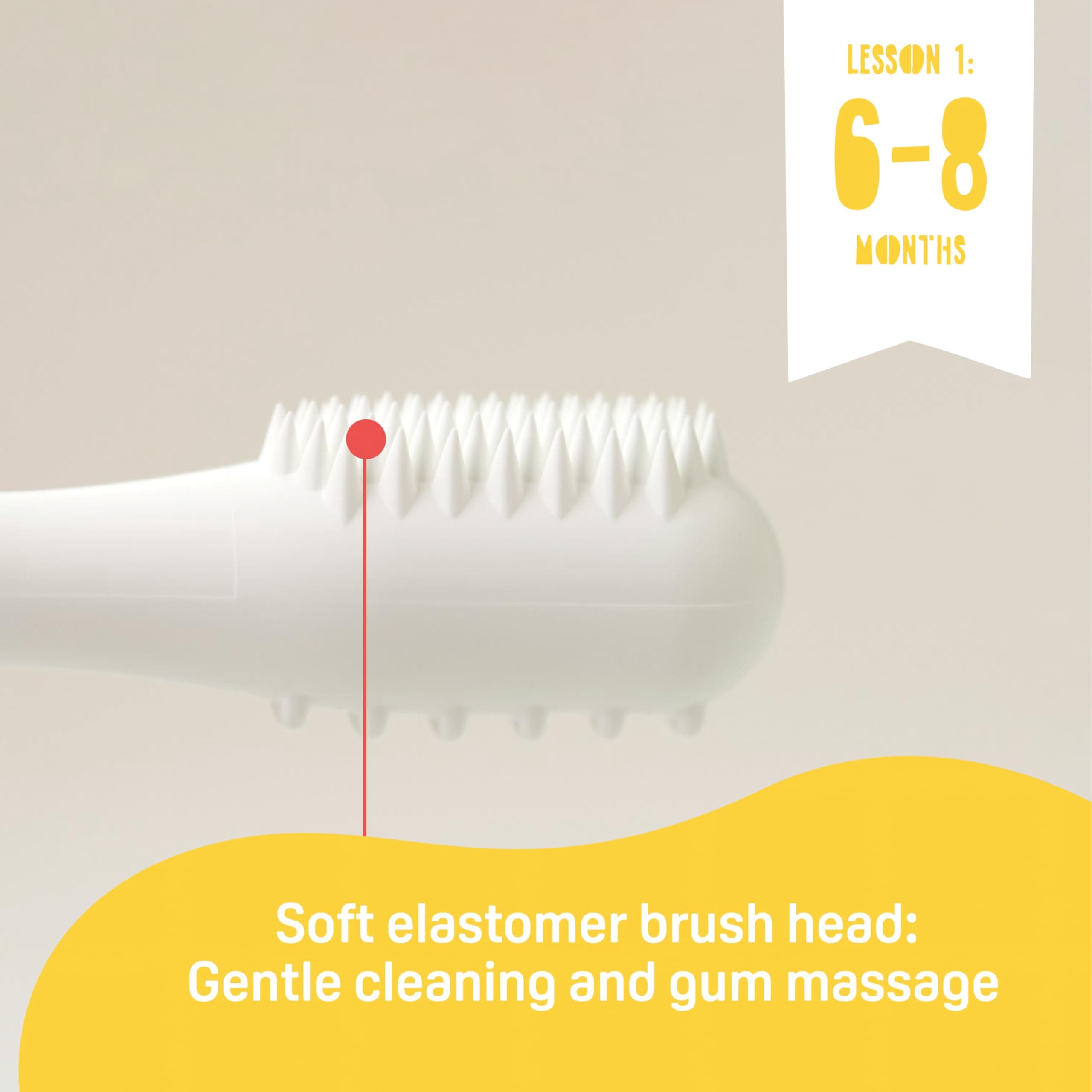Pigeon 3-Step Training Toothbrush Set for Each Stage of Your Baby's Oral Development, 3-Pack thumbnail 4
