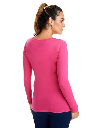 Healing Hands Women's Underscrub Soft Knit Melissa Longsleeve Scrub Tee with Breathable & Easy Care Fabric 5047 thumbnail 2