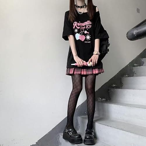 Harajuku Kawaii Short Sleeved T-Shirt Cute cat Print Women's Y2k Niche Trend Design Cartoon Spicy Girl Loose top thumbnail 6