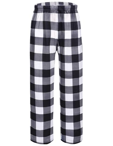 Ekouaer Girls Soft Pajamas Pants Cute Print Pattern PJ Bottoms Comfortable Lounge Long Pants with 2 Pockets - Image 1