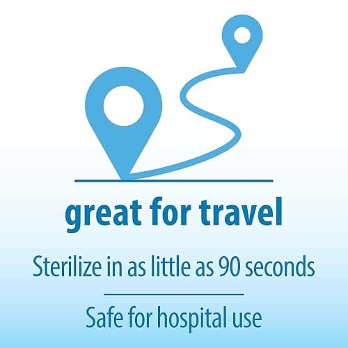 Dr. Brown’s Microwave Steam Steriliser Bags for Baby Bottles, Travel Steriliser, Reusable Steriliser Bags, Hospital-Grade Sterilising Bags, 5-ct thumbnail 8