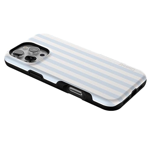 Casely iPhone 16 Pro Case | Blue Stripes | Sunday Best | Compatible with MagSafe | Bold Protective Design thumbnail 7