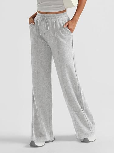 AUTOMET Womens Wide Leg Sweatpants Baggy Lounge Travel Pants Fall Fashion Outfits 2025 Winter Clothes Joggers thumbnail 3