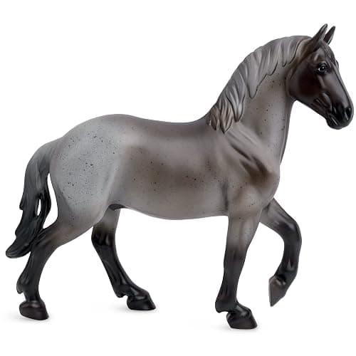 Breyer Horses Freedom Series Blue Roan Brabant | Horse Toy | 9.75" x 7" | 1:12 Scale | Model #1052 - Image 1