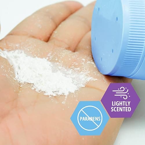 MED PRIDE Talc-Free Cornstarch Shower, Natural Sense Baby Powder Scented Dusting for Diaper Rash & Chafing, 13oz thumbnail 3