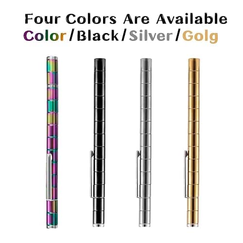 LARAH Black Fidget Pen Toy, Sensory Tool EDC Fidgeting Game for Adults, Cool Gadget Best for Stress and Anxiety Relief and Kill Time,Novelty Gifts for Teen and Adults thumbnail 6
