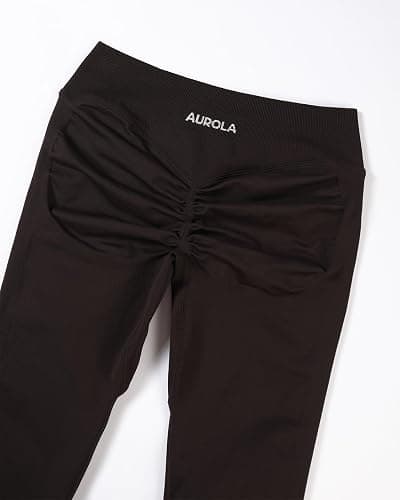 AUROLA Influence Workout Leggings for Women, Seamless Compression Tummy Control Leggings Mid Rise Yoga Pants thumbnail 3