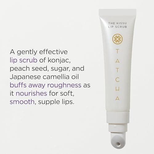 Tatcha Kissu Lip Scrub, Moisturizing Lip Exfoliant with Peach Seed Scrub for Polish, Smooth Lips thumbnail 2
