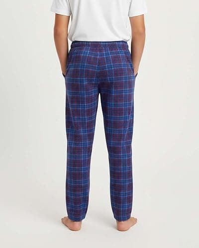 Real Essentials 3 Pack: Boys' Fleece Pajama Pants Soft PJ Bottoms for Kids Youth Teens Sleepwear (Ages 5-18) thumbnail 3