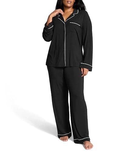 Victoria's Secret Modal Pajama Set, Long Sleeve Button Down Shirt and Pajama Pants, Sleepwear for Women (XS-XXL) - Image 1