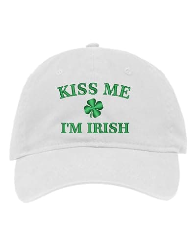 Go All Out Adult Kiss Me I'm Irish Embroidered Hat - Image 1