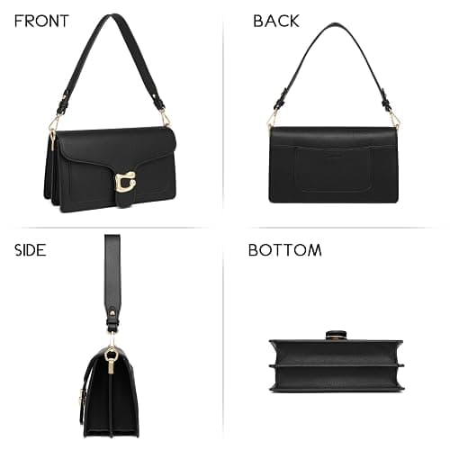 Travistar Crossbody Bags for Women Trendy - Small Cross Body Purse Shoulder Bag Leather Handbags Evening Clutch with 2 Straps thumbnail 7