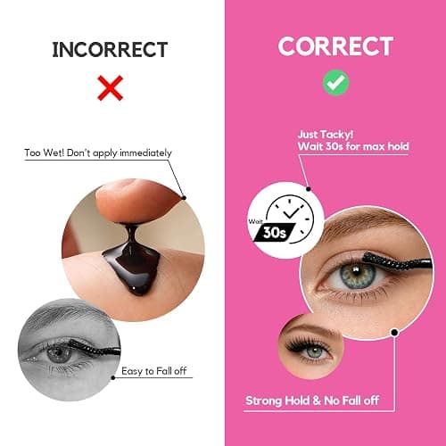 LA MAESII Lash Cluster Glue, Lash Bond and Seal for Eyelash Clusters, 10ml Bond and Seal, Waterproof, 2-in-1 Home Use, Strong Hold for 72H thumbnail 2