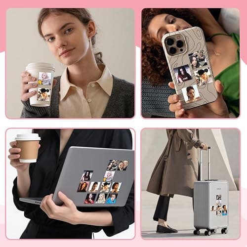 DEFGNOP Kpop Blackpink Merch, Blackpink Photocards, 60 Stück Lomo Karten 32 Stück Aufkleber, JUMP Album Photocards Set, Geburtstagsgeschenk für Fans Jugendliche (A) thumbnail 6