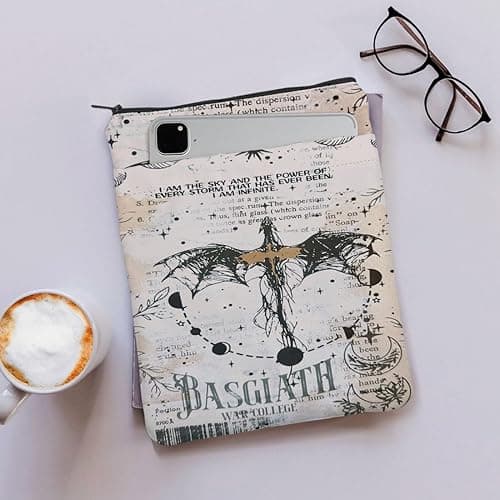 KUIYAI Basgiath War College Book Cover for Book Lover Fantasy Book Dragon Gift Dragon Rider Gift Romance Reader Gift (I'm Infinite Book coverUK) thumbnail 3