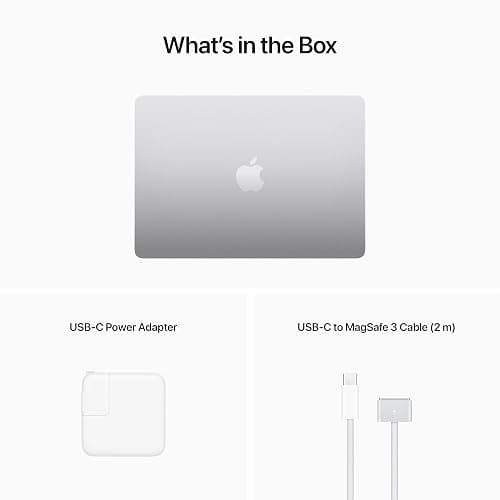 Apple 2022 MacBook Air with Apple M2 Chip (13-inch, 8GB RAM, 256GB SSD Storage) (QWERTY English) Silver (Renewed Premium) thumbnail 6