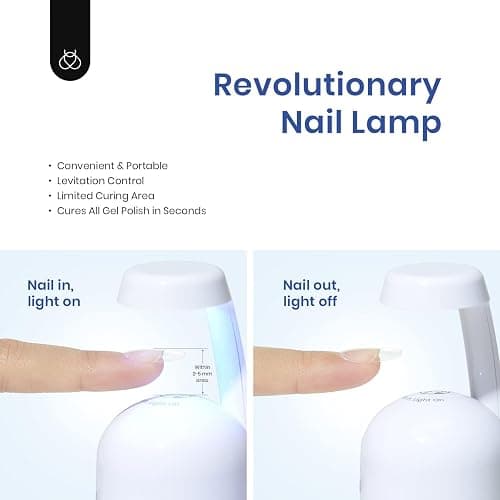 Beetles Gel Nail Kit Easy Nail Extension Set, 240pcs Soft Short Square Nail Tips with 5-in-1 Nail Glue Base Gel and Led Lamp Acrylic Nail Tips Fake Nails Art Home Gelly Tips Beauty Gift Set thumbnail 6