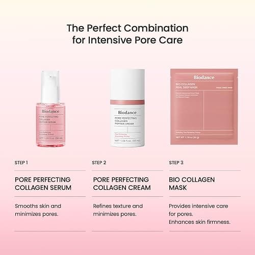BIODANCE Pore Perfecting Collagen Peptide Cream, Hydrating, Plumping, Pore Care, Firming Facial Moisturizer, Korean Skin Care, Self Care Gifts for Women | 1.69 fl. oz. thumbnail 9