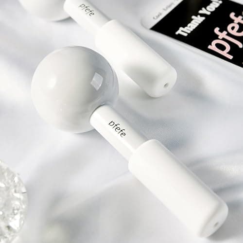 Pfefe Ice Globes for Face & Eyes, Unbreakable Stainless Steel Cryo Sticks for Beauty Routines, Facials Cold Roller Cooling Globes for Puffiness, Wrinkles, Dark Circles, Headaches thumbnail 6