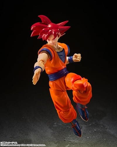 TAMASHII NATIONS - Dragon Ball Super - Super Saiyan God Son Goku -Saiyan God Instilled with The Light of Righteous Hearts- S.H.Figuarts Action Figure thumbnail 7