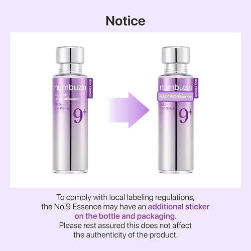 numbuzin No.9 Essence | NAD+ BIO Essence | Firming, Wrinkles, Fine Lines, Elasticity | Peptides, NAD+ | Serum for Aging, Dull Skin | 1.69 fl. oz. thumbnail 2
