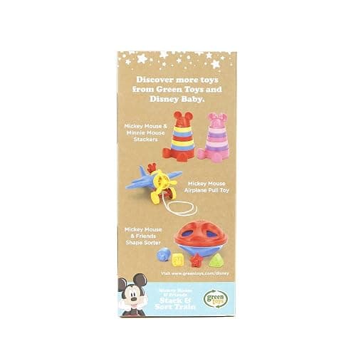 Green Toys Mickey Mouse & Friends Stack & Sort Train thumbnail 6
