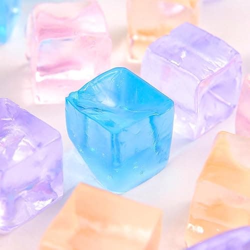 24Pcs Stress Balls for Adults, Ice Cube Fidget Toy, Squeeze Cubes Ball Sensory for Autism, Valentines Gifts, Birthday Stress Balls Bulk Classroom Prizes Toy Gifts thumbnail 6