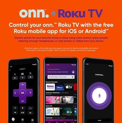 ONN 24-Inch Class HD 720p Smart TV + Free Wall Mount with Wi-Fi Connectivity and Mobile App | Flat Screen TV | Compatible with Home Kit | Alexa and Google Assistant (Renewed) thumbnail 7