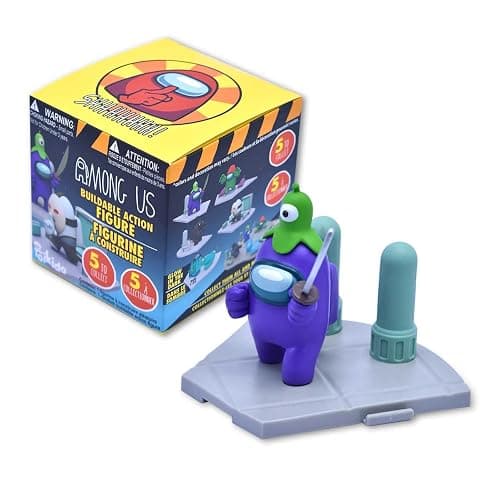 Just Toys LLC Among US 4″ Craftable Buildable Action Figure – Blind‑Bag Collectible (1‑in‑24 Glow‑in‑The‑Dark Rare) - Image 1