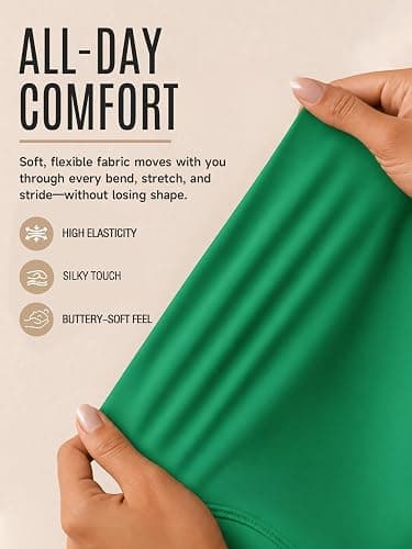 Blue Breath Leggings for Women High Waisted, Buttery Soft Yoga Pants, Non See Through Light Tummy Control Athletic Pants thumbnail 6