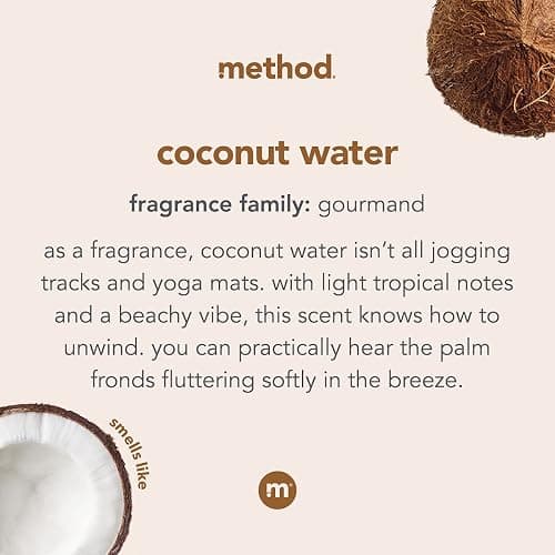 Method Foaming Hand Wash, Coconut Water, 10 ounce (Pack of 3) thumbnail 3
